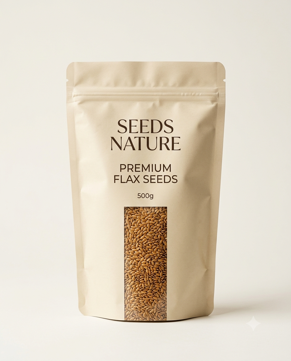 SEEDS NATURE Premium Flax Seeds – 500g