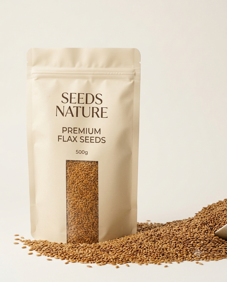 SEEDS NATURE Premium Flax Seeds – 500g