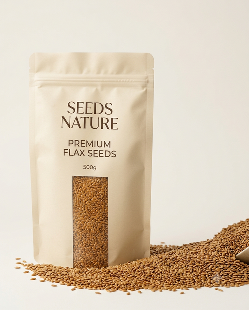 SEEDS NATURE Premium Flax Seeds – 500g
