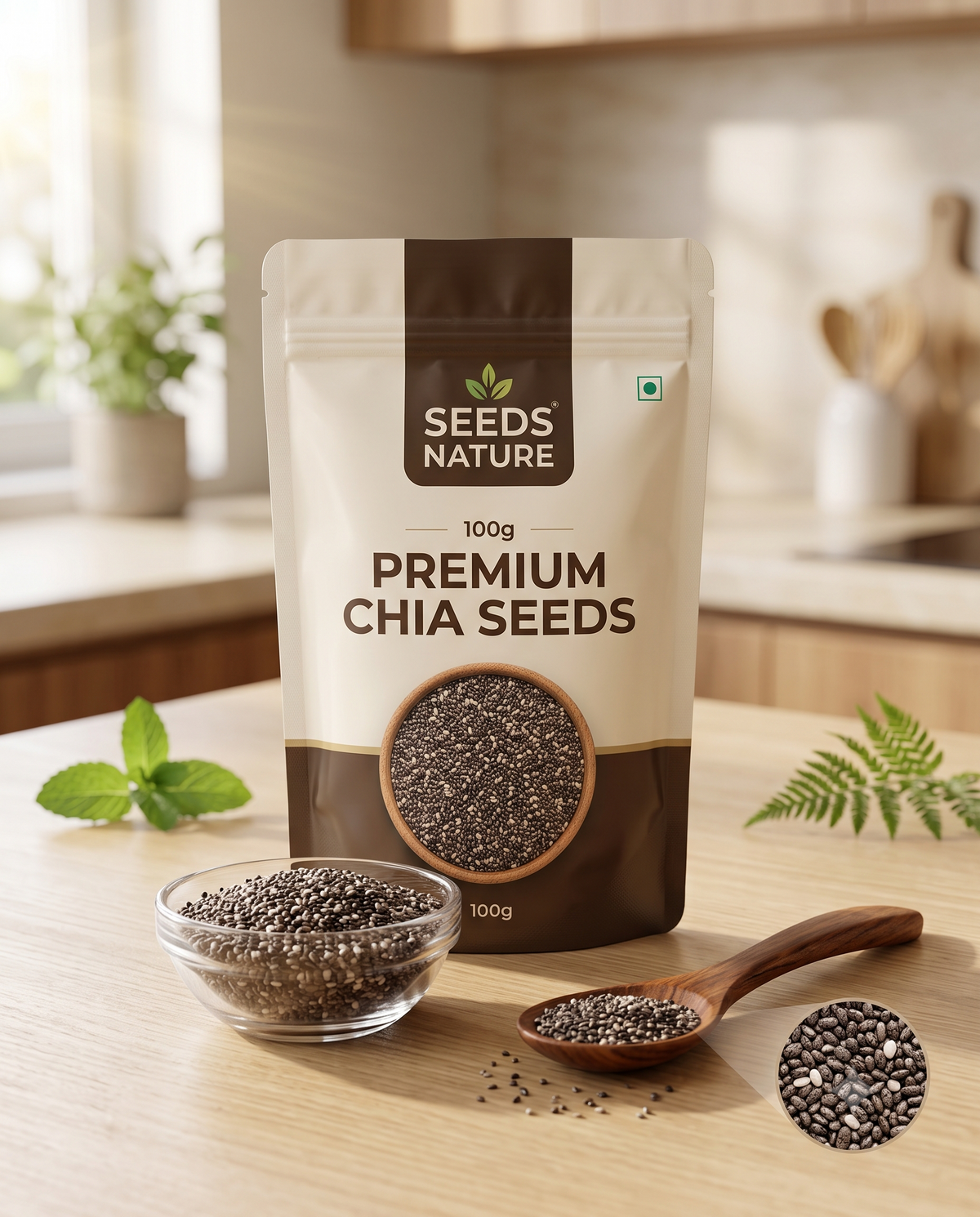 Premium Chia Seeds Natural & Fresh  ⭐⭐⭐⭐⭐