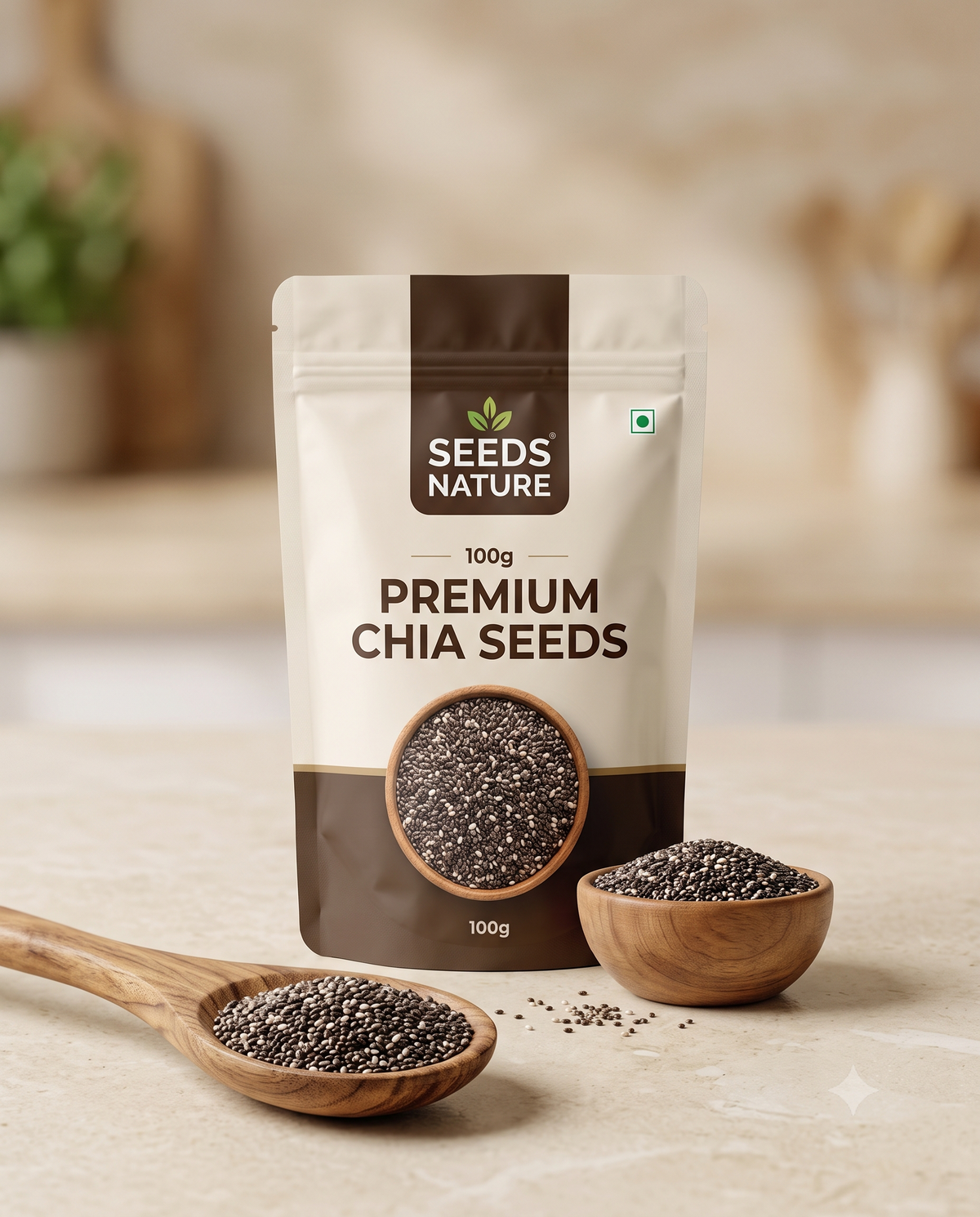 Premium Chia Seeds Natural & Fresh  ⭐⭐⭐⭐⭐