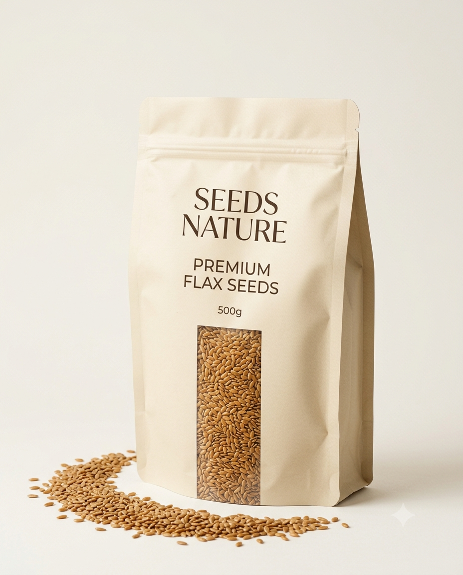 SEEDS NATURE Premium Flax Seeds – 500g